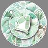50 Mint Green Ins Style Stickers Personalized Creative Korean Decorative Water Cup Mobile Case Handbook DIY Stickers