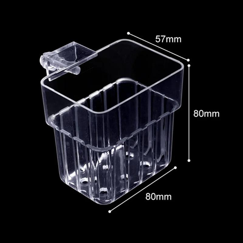 Aquarium Hanging Planter Cups Wall Mounted Aquatic Plants Holder Aquarium Planter Basket Fish Tank Plants Pot Fish Tank Pecera