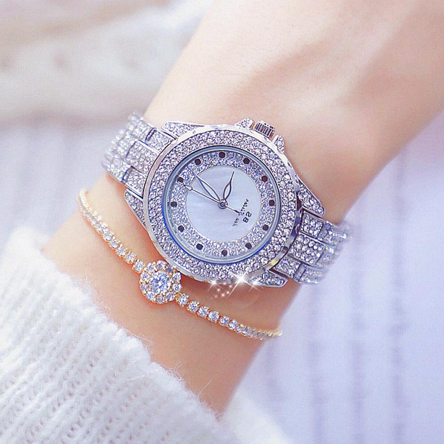 Švýcarské automatické vodotěsné hodinky s diamantovým osazením, lehký luxus, velký ciferník, mechanické hodinky, dámské hodinky s temperamentem, hodinky, diamant