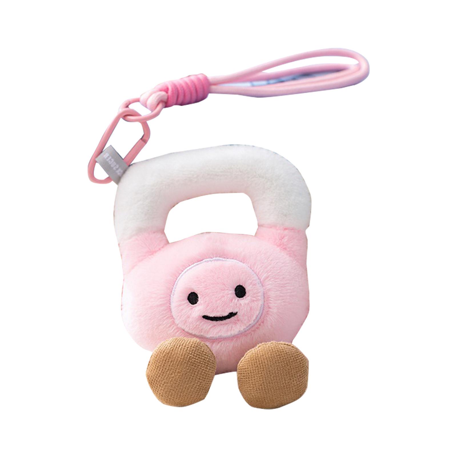 

Мягкая плюшевая игрушка-штанга, гантель, гиря для домашнего спортзала, тематика офиса, снятие стресса, легкий пушистый брелок-подвеска 2