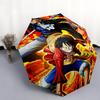 1 PC Automatic Folding Umbrella - Monkey D Luffy Pattern Portable Foldable Design With 8 Ribs Christmas Birthday Gifts