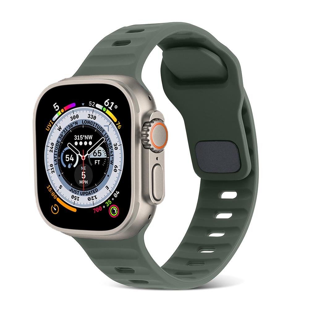 Silicone Strap for Apple Watch Ultra 3/2/1 49mm 11/10 46mm 42mm Sport Wristband iWatch Series 9 8 7 6 5 SE 3 45mm 41mm 44mm 40mm