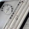Vintage High Quality High Gloss Artificial Australian White Pearl Tahitian Black Bead Necklace Collarbone Chain