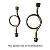 OIMG Stainless Steel Pressure Gauge Buffer Elbow