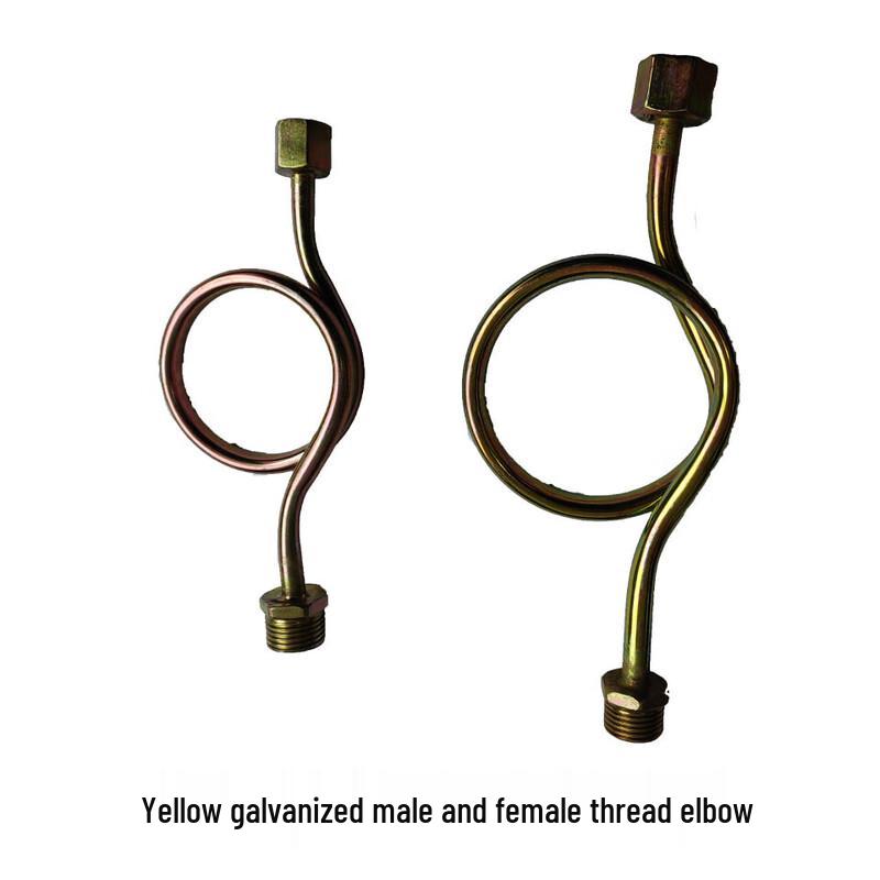 OIMG Stainless Steel Pressure Gauge Buffer Elbow