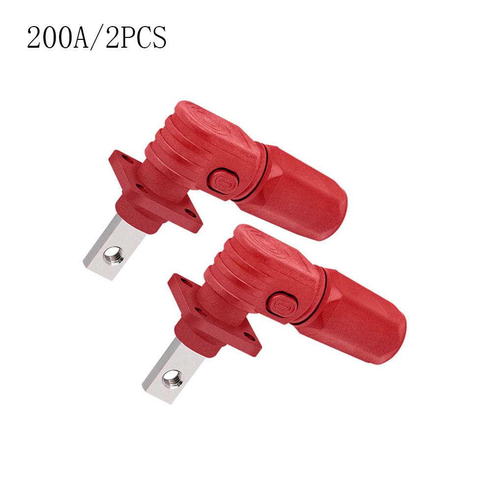 120A/200A Battery Energy Storage Connector High Current Quick Plug Terminal Flame Retardant IP67 Waterproof Elbow Power Terminal