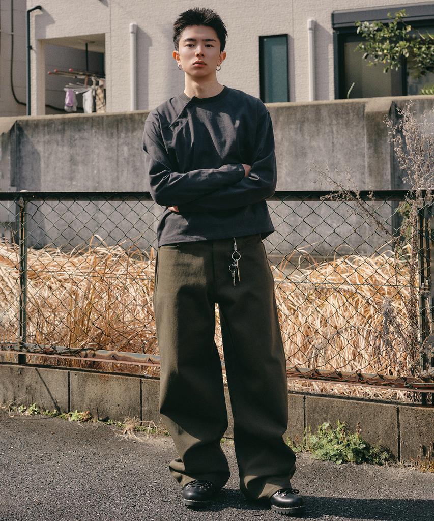 XERO Over Curved Pants [Khaki]
