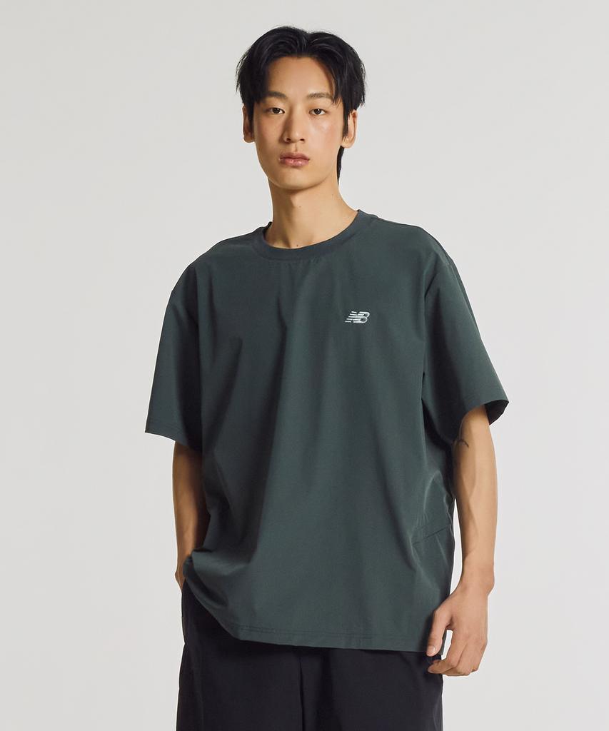 Nyuballanseu Nbneg31623 / Uni Frozen Essential Woven Short Sleeve Tee (Hunter)