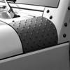 2x Hauben-Karosseriepanzerung Seitenabdeckung Verkleidung Dekoration für Jeep Wrangler 2007-17 JK Schwarz
