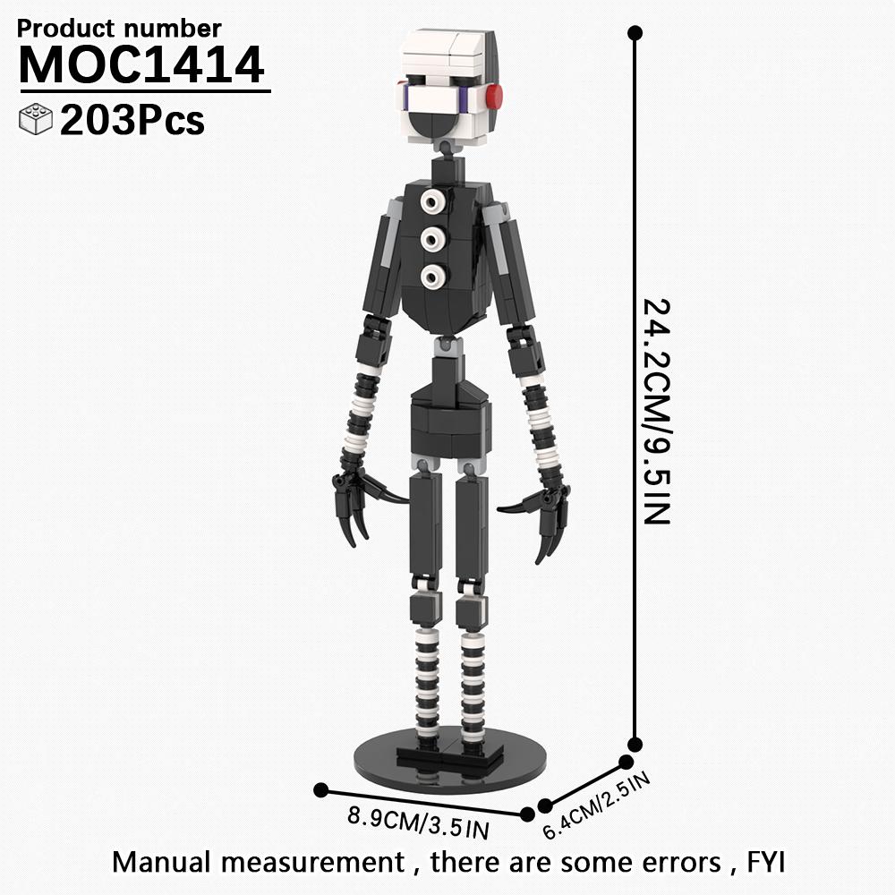 

MOOXI FANF Хоррор Игра Ролевые Утки Фокси Кролик Медведь MOC Кирпичи Модель Набор DIY Диорама Детские Игрушки Набор Строительных Блоков Подарок Взрослому