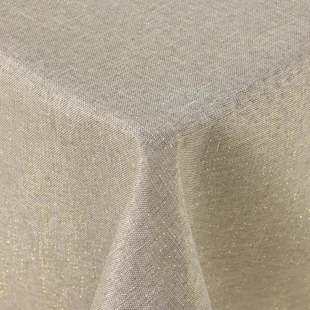 HAPIHAPPY Domestic Rectangle And Round Table Cloth Glitter Linen Tablecloth Washable Solid Color Tablecloth For Hotel Banquet