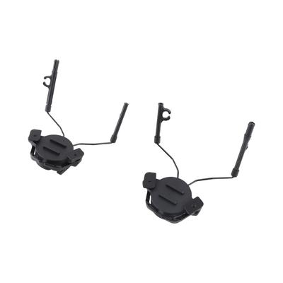 Adaptador de Soporte para Auriculares en Riel de Casco Táctico Adaptador de Riel ARC Soporte de Suspensión para Auriculares Accesorios para el Lado Izquierdo y Derecho