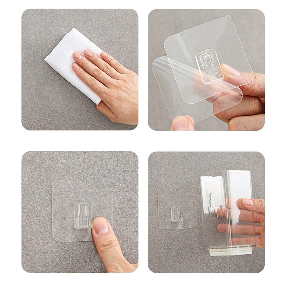 Plastic Wall Mounted Chopsticks Tube Adhesive Spoon Cutlery Organizer  Bathroom