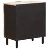 Nightstand with Drawers White 50 x 33 x 60 cm Solid Mango Wood