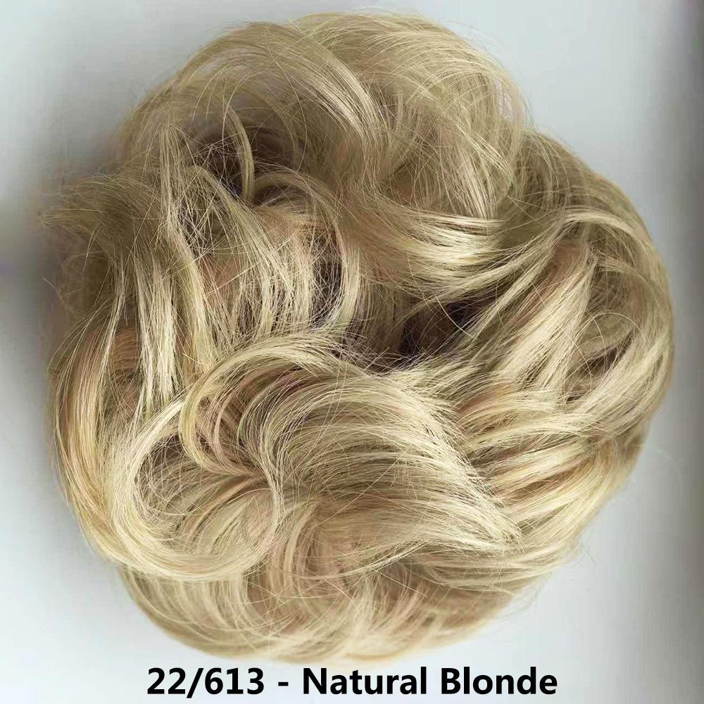 Elastici per Capelli Moda Europei e Americani - Elastici Morbidi e Spettinati per Donne, Accessori per Chignon e Parrucche, Stile Fiore a Bocciolo