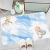 Precious Moments Cute Floor Mat Rectangle Anti-slip Home Soft Badmat Front Door Indoor Outdoor Mat Welcome Doormat