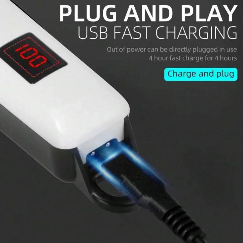 Professional Electric Hair Clipper Rechargeable Beard Trimmer Durable Haircut Trimmer Mens