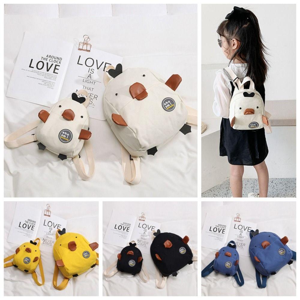 Cartoon Duck Toddler Backpack Large Capacity Cartoon Shoulder Bag Children's School Bag  Gift