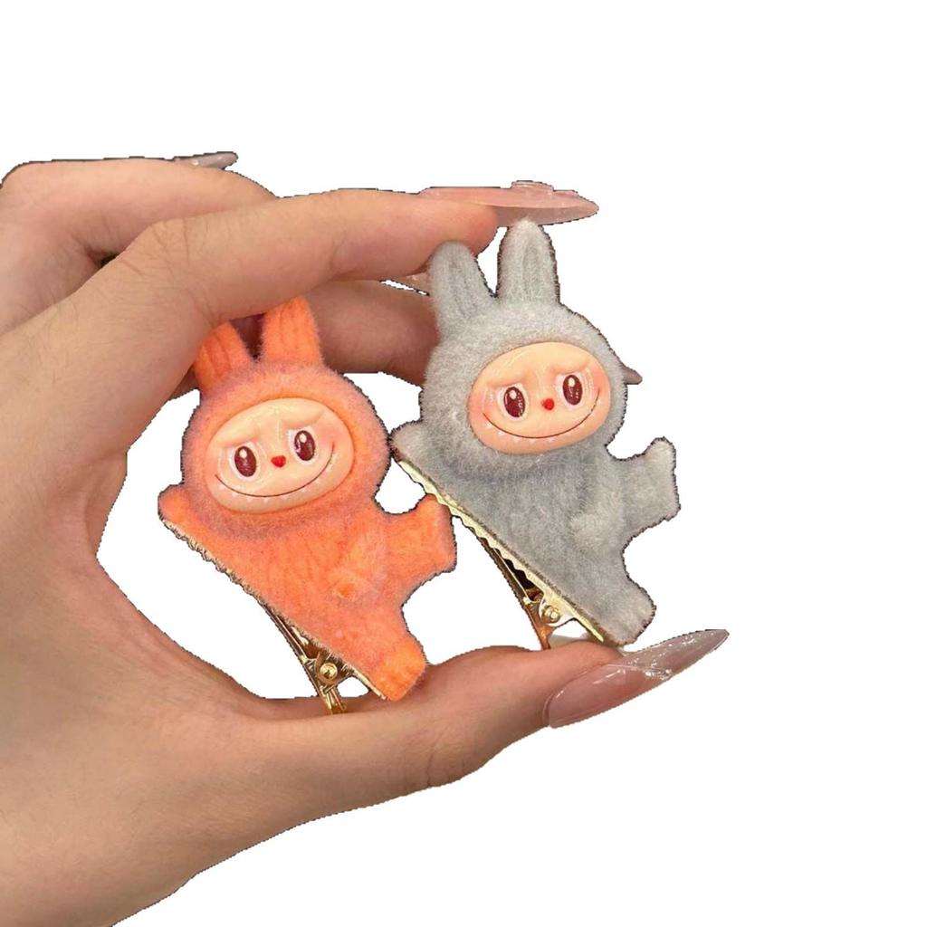 Labubu Cute Cartoon Duckbill Hair Clip - Girlish Side Bangs Accessory for Women & Kids