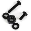 270pcsbox M2M2.5M3M4M5 Nylon Screw Nut Washer Assortment Kit Hardware FastenersBlack
