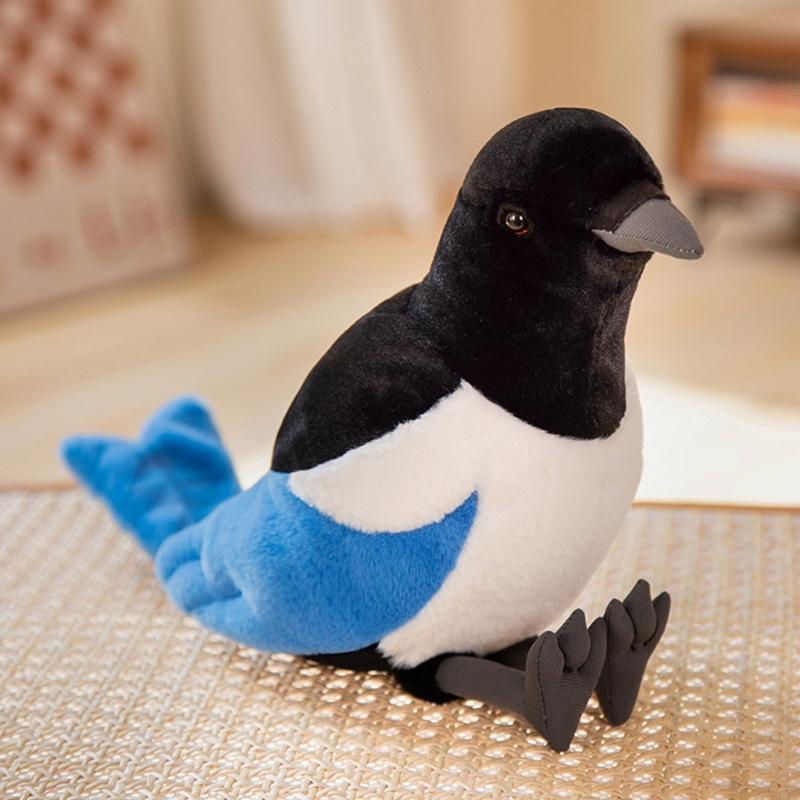 Multipurpose Pigeons Shape Stuff Toy Comforting Sturdy Plush Portable Accessory for Kids and Adults Relaxation