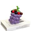 Ceramic Grape Fruit Fork Set Household Stainless Steel Dessert Fork Storage Jar Fruit Insertion Child Safety Forks Toothpick