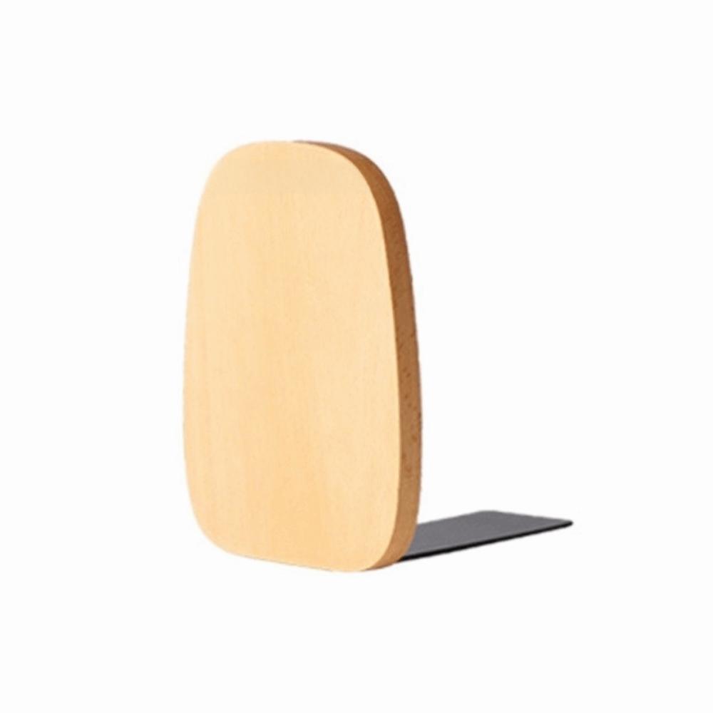 Anti-Slip Wood Book Stoppers Detachable Book Supports High Quality Wooden Bookends  School Office