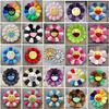 Bright And Colorful 40cm Takashi Murakami Rainbow Flower Pillow Plush For Kids