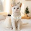 Círculo para animal de estimação, lenço triangular para filhote de cachorro e gato, babador, babador, lenço, lenço, coleção de joias de celebridade