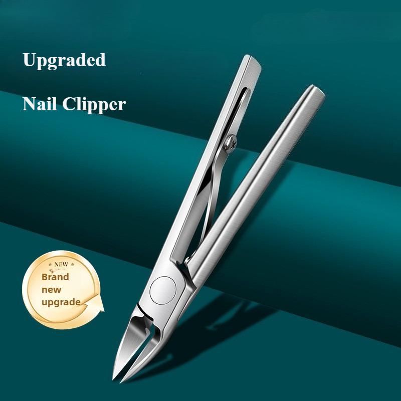Thick Nail Professional Nail Clipper with Stainless Steel Body for Nail Care and Removing Ingrown Nails 1pcs