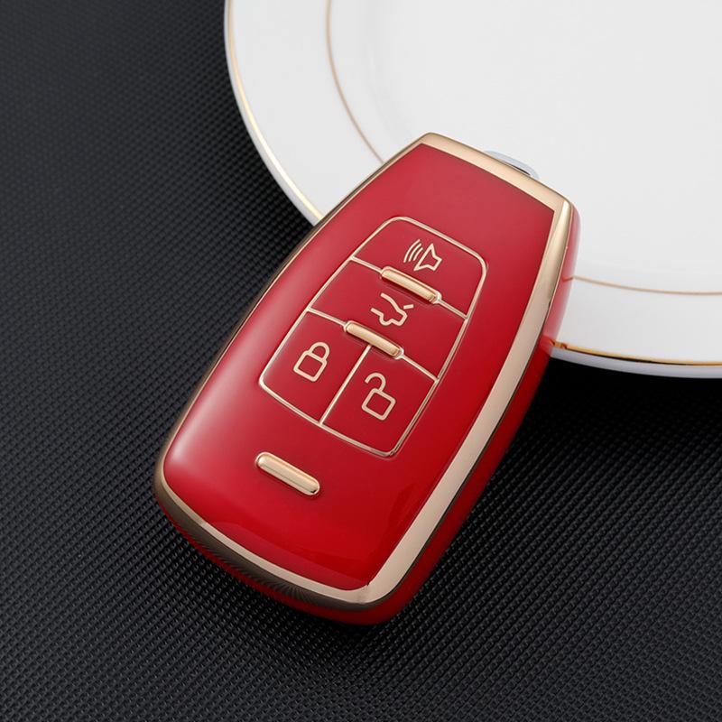 BAIC Key Case for BJ80, Senova D50/X65, Weiwang M50F, Zhidao U7, and BJ40Plus