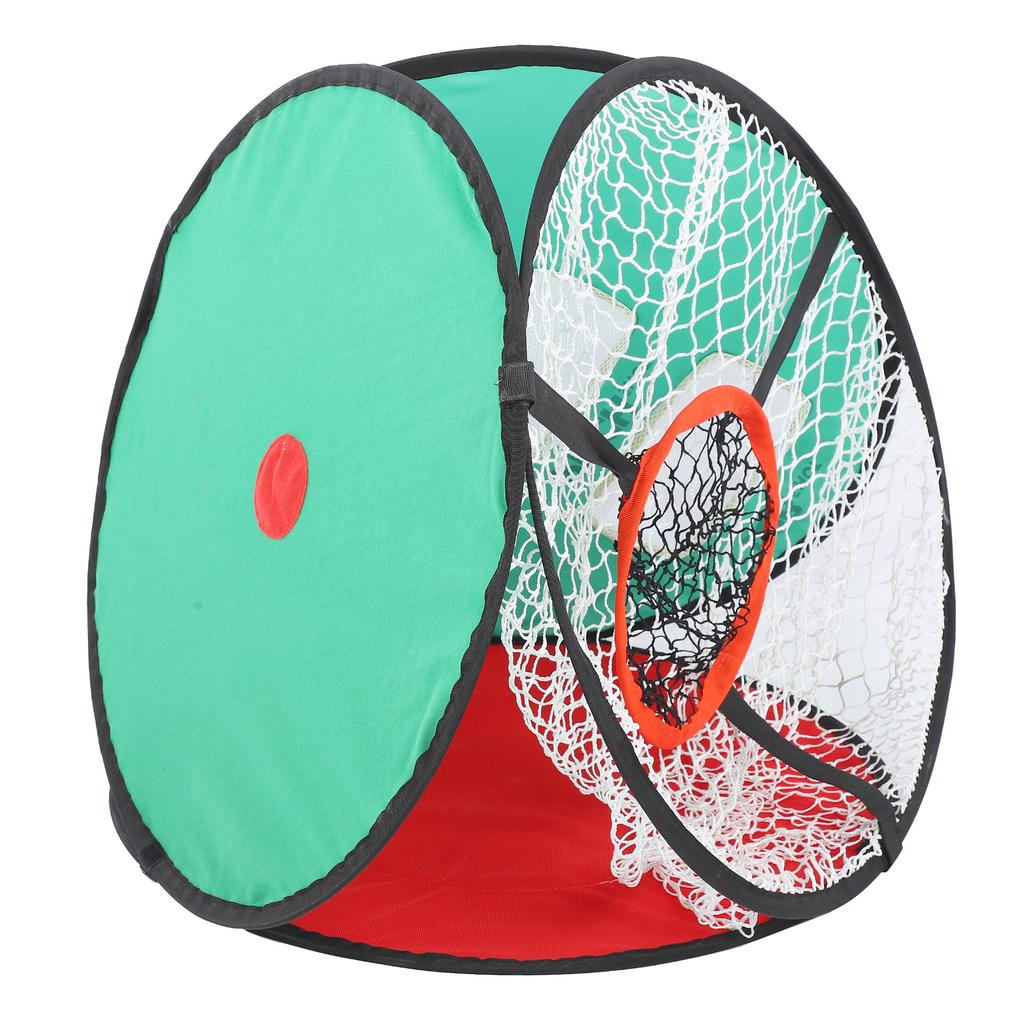 Tragbares Golf-Trainings-Chipping-Netz Dreiseitiges Schlagübungsnetz Ziel-Zubehör