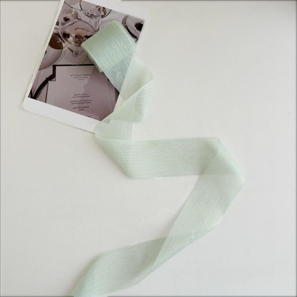 4cm Panglici din Fir pentru Înfășurat Cadouri, Buchete, Material de Ambalare Cadouri, Panglică Creativă din Șifon