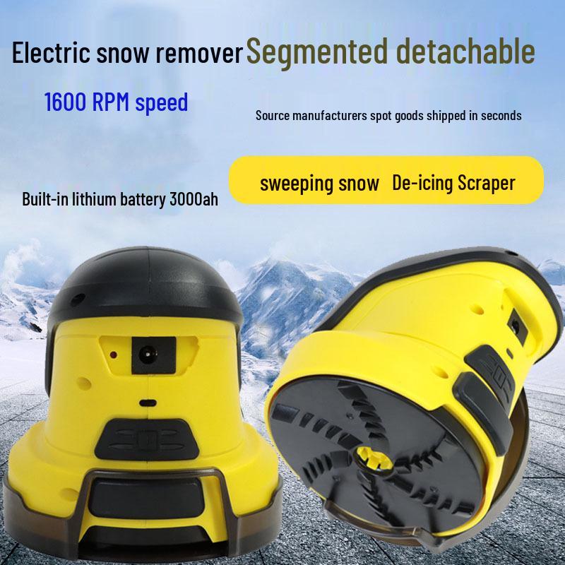 Electric Handheld Ice Scraper & Windshield Defroster with USB Charging