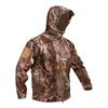 Men Waterproof Camo Fleece Softshell Cycling Jacket Outdoor Windproof Warm Coat