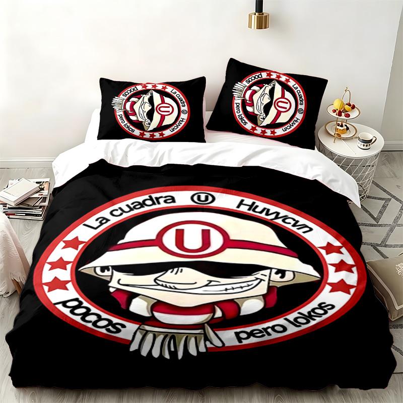 Club Universitario 3pc set Perfect for bedroom use Comfortable bedding set includes a duvet cover and two pillowcases Ideal birthday or Christmas gift