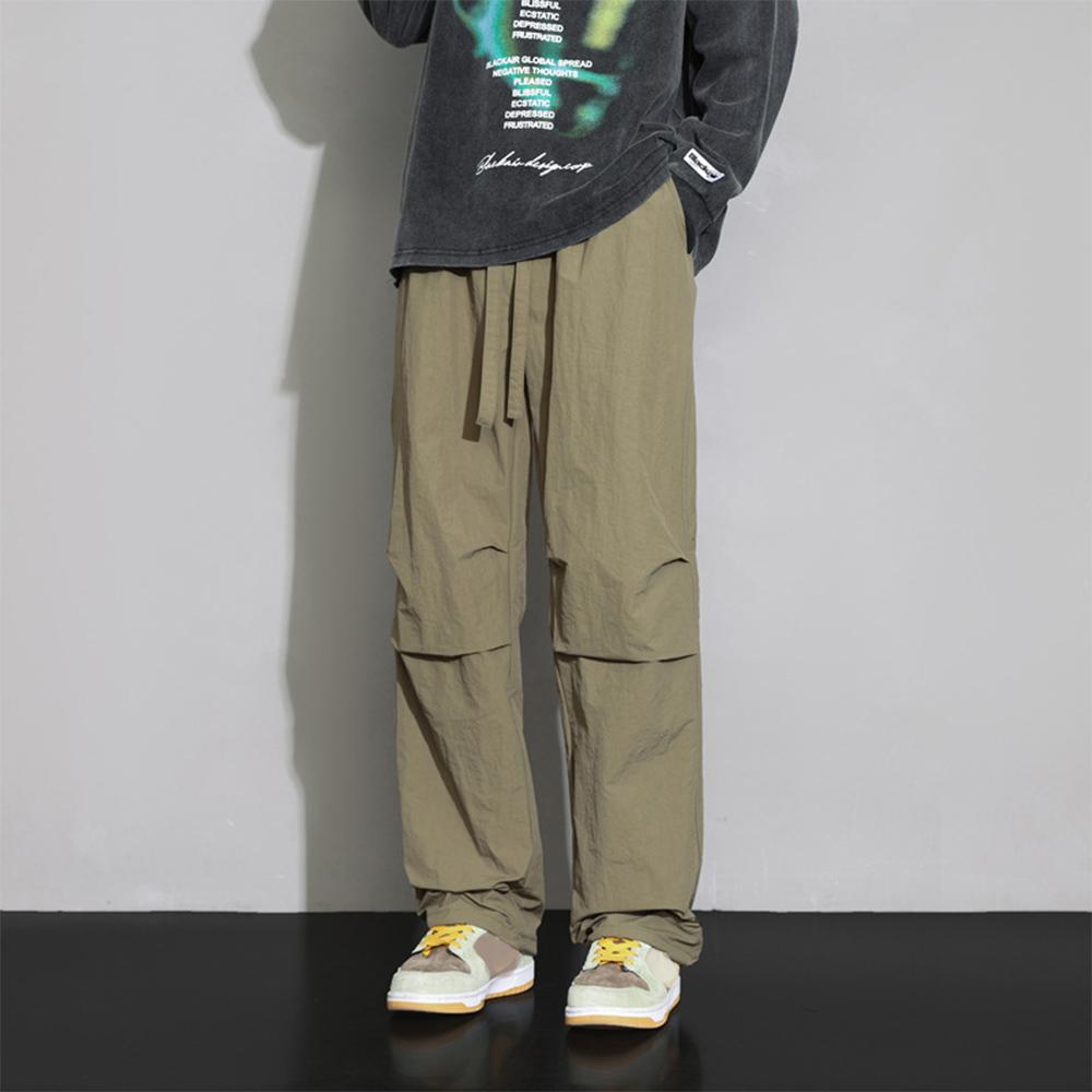 

Мужские свободные брюки весна-лето спортивные повседневные брюки спортивные штаны для бега брюки-карго для мужчин мешковатые широкие брюки мужская уличная корейская одежда 2XL зелёный