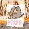 1 τεμ. Φανελένια Κουβέρτα Θέματος Σνακ Pusheen - Μαλακή Ζεστή Εκτύπωσης 3D, Ελαφριά Κουβέρτα για Όλες τις Εποχές για Κάμπινγκ Ταξίδι Κρεβάτι-080735
