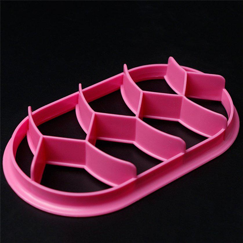 Cookie Oval Bread Molds Plastic DIY For Dough Breads Cutters 1Pc Press Bread Moulds