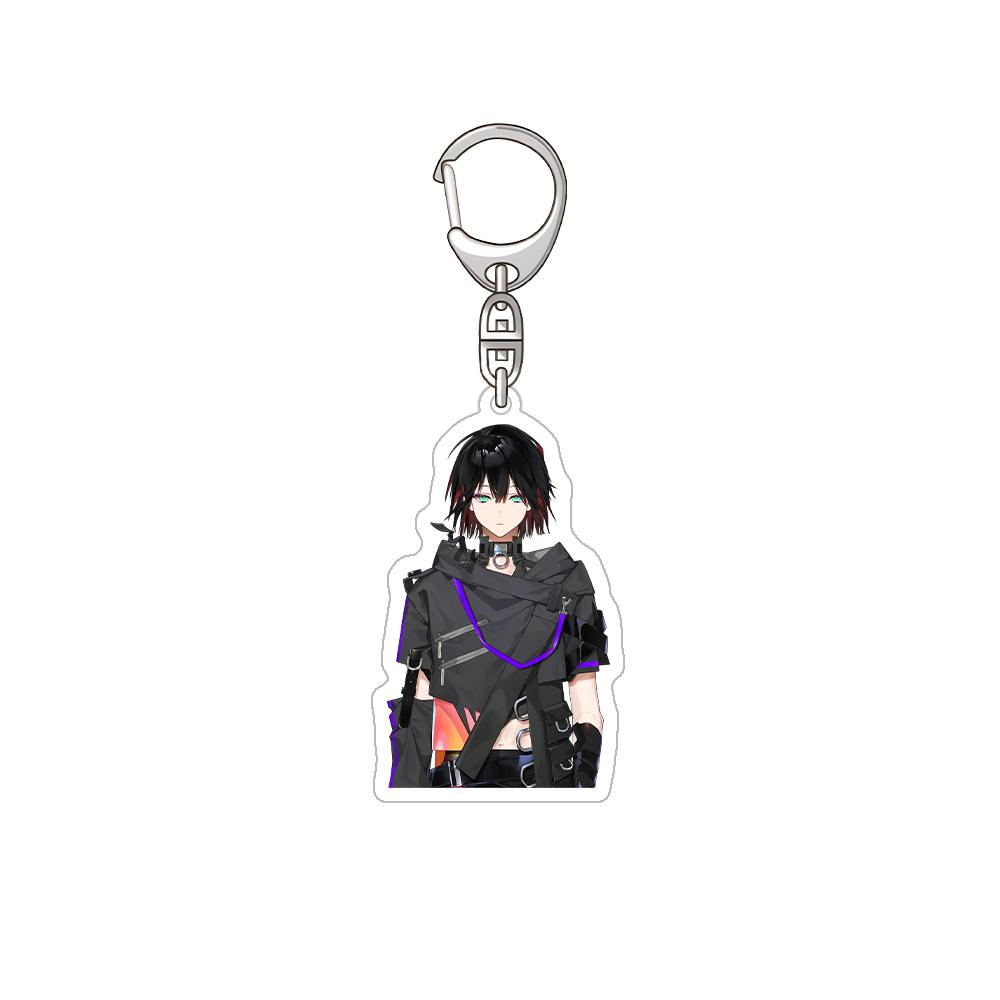 Nijisanji Aza Michiya Kouichi Inochi Urushiha Hunger Mikoto Miki Kioi Kima Tabbiito HD Acrylic Keychain Bag pendant anime goods