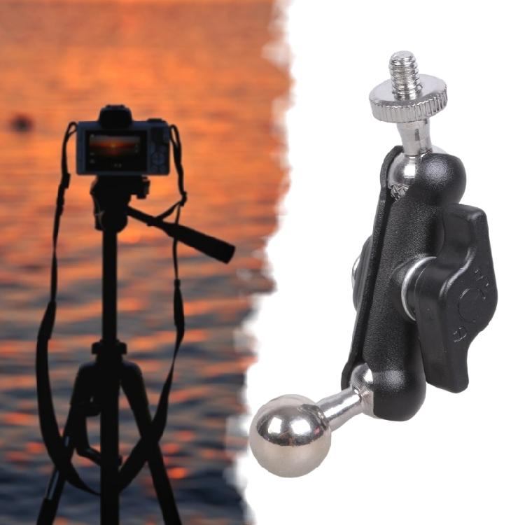 Rotatable Metal Camera Adapter 17mm Ball Head With 1/4 Male Screw For Tablet Phone Holder Studio Equipment