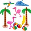 Flamingo Balloon Inflatable Swimming Pool Float Balloons Garden Pool Party  Decor Hawaiian Event Party Supplies  for Children