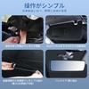 Folding Car Sunshade Folding Car Sunshade Blocks of UV Perfect Fit Compatible with Rearview Mirrors Flexible TPU Center Rod Protects Interior 10