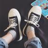 Canvas shoes women's little white shoes spring new trendy students versatile Harajuku style big head shoes casual board shoes