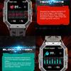 2025 Neue Smartwatch 1000mAh Akku 2,13 Zoll AMOLED-Bildschirm Herrenuhr Kompass 1ATM Wasserdicht Bluetooth-Anruf Sport Smartwatch