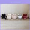 Kids Mini Crossbody Bag Pu Leather Cute Bow Dot Geometric Pattern Girl Daily Use