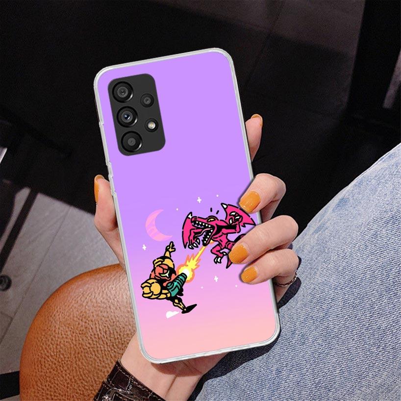 Spiel M-Metroids Handyhülle Für Samsung Galaxy A52 A32 A22 A12 A51 A31 A50S A30S A20S A10S Note 20 Ultra 10 Plus S10 A72 A71 Gala