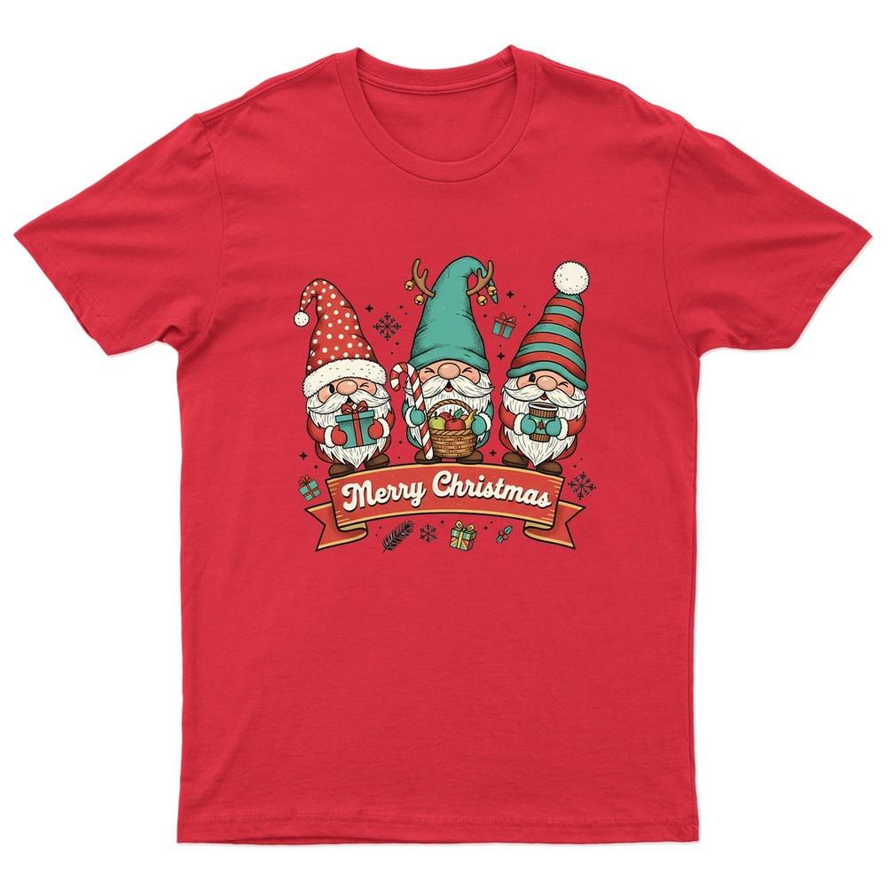 Merry Christmas Gnomes Christmas TShirt Unisex Gift Retro Funny Unisexs