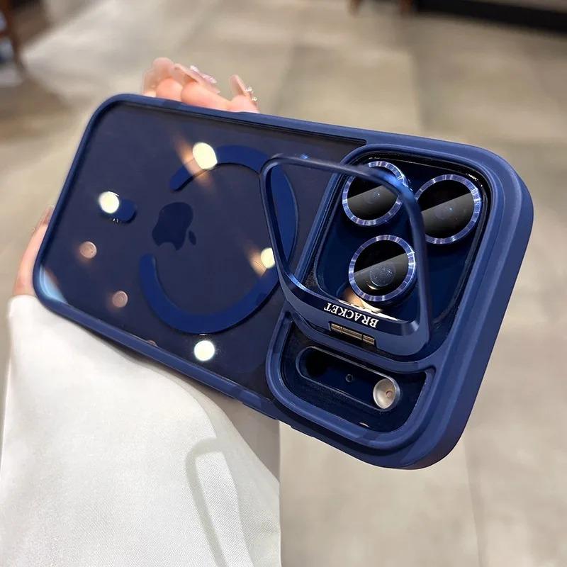 For iPhone Air 17 ProMax Wrist Strap Lanyard Camera Bracket Magsafe Case for iPhone 17 15 16 12 11 13 14 17Pro Max Plus Cover