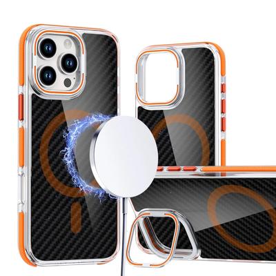 Magsafe Magnetic Wireless Charging Military Grade Stand Case for IPhone 16 Pro Max 15 Pro Max 14 Pro 13 12 11 Hard Holder Protective Kickstand Cover